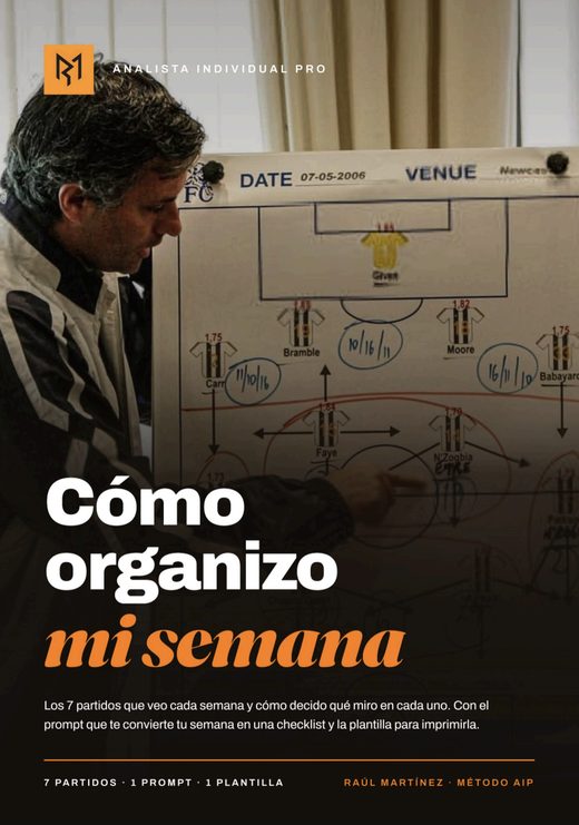 Portada del calendario semanal de visionado